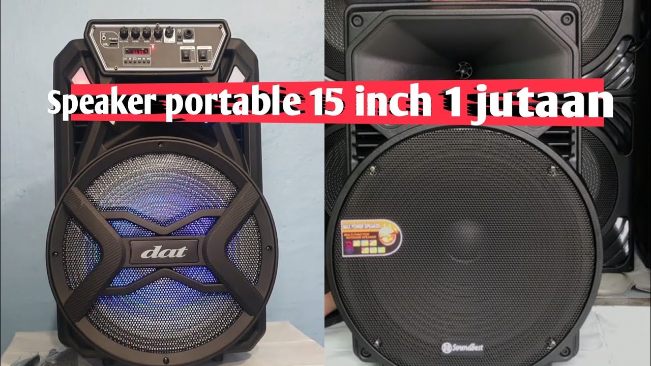 daftar harga speaker portable 15inch 1jutaan
