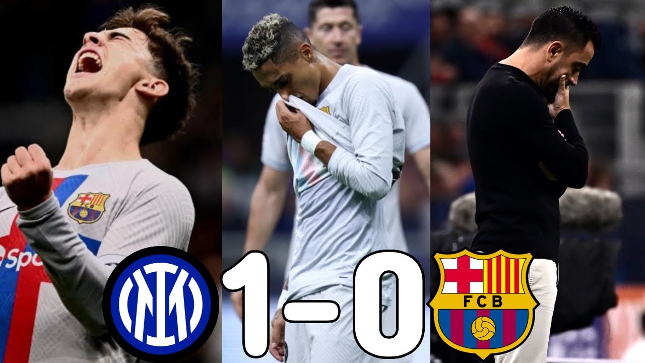 🎥 Inter Milan vs. Barcelona [1-0] - Match Review (UEFA Champions League 2022/2023)