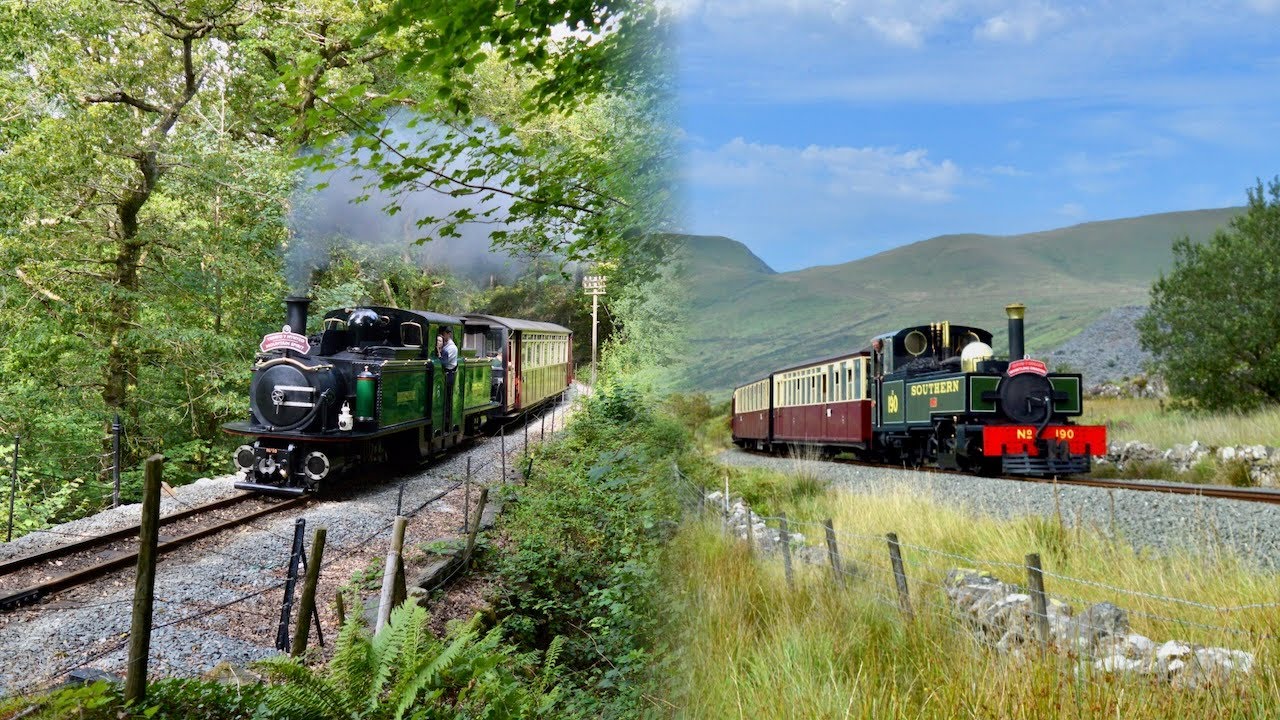 Ffestiniog & Welsh Highland Railway Summer Steam... There be Dragons in them Hills