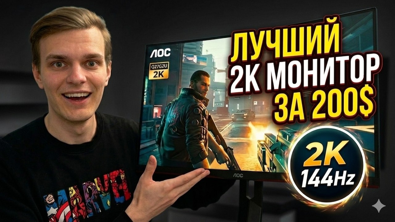 Нашел Лучший 2к Монитор за 200$ *Обзор и Мнение на AOC Q27G2U*