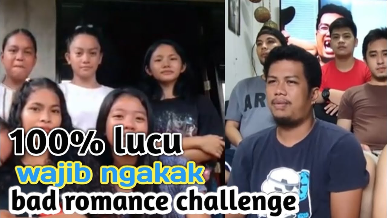 bad romance challenge..lucu