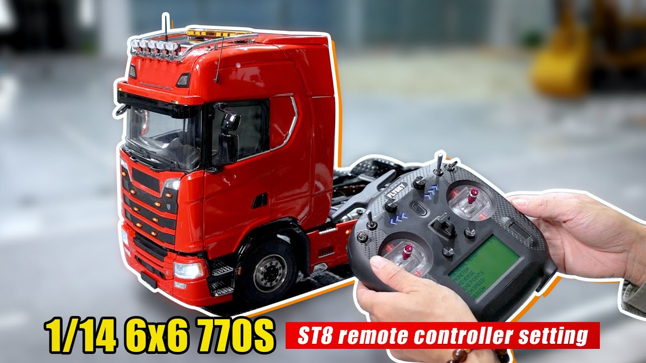 Настройки пульта дистанционного управления трактора LXY 1/14 770S 6x6 #rc #machine #rccars