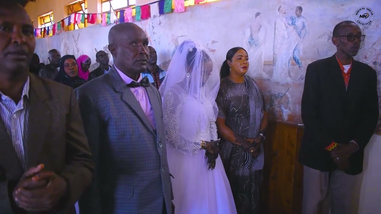 ARBE WEDS PAUL GALMAGAR @ HULAHULA,MARSABIT. CHURCH WEDDING