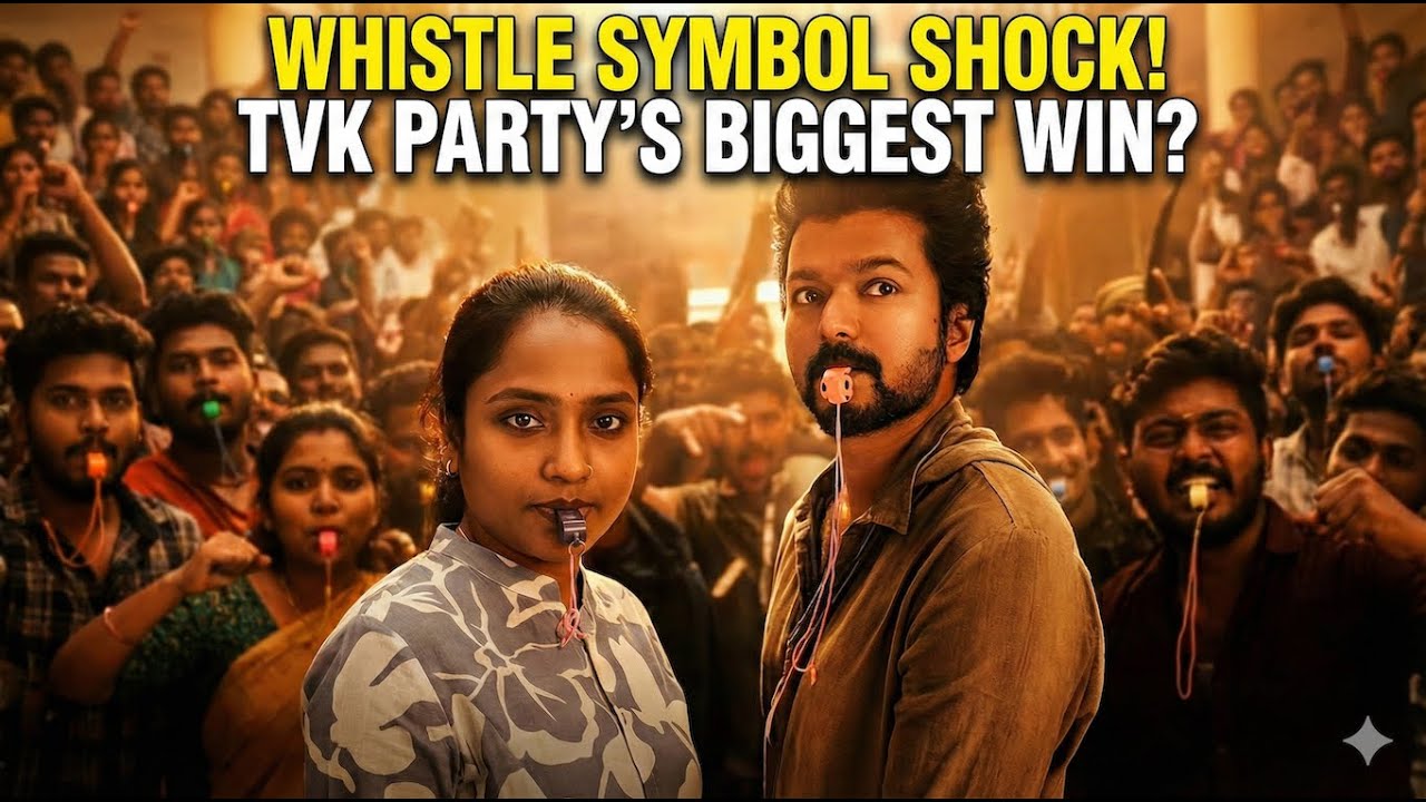 Whistle Symbol Allocation Shocks Politics | Why TVK Party Benefits the Most | The_Uncreative