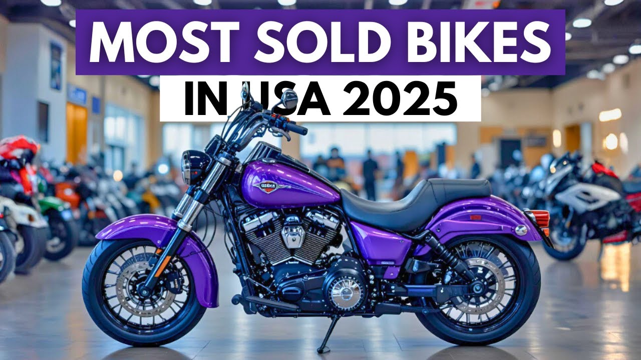 12 Most SOLD Motorcycles In The USA 2025