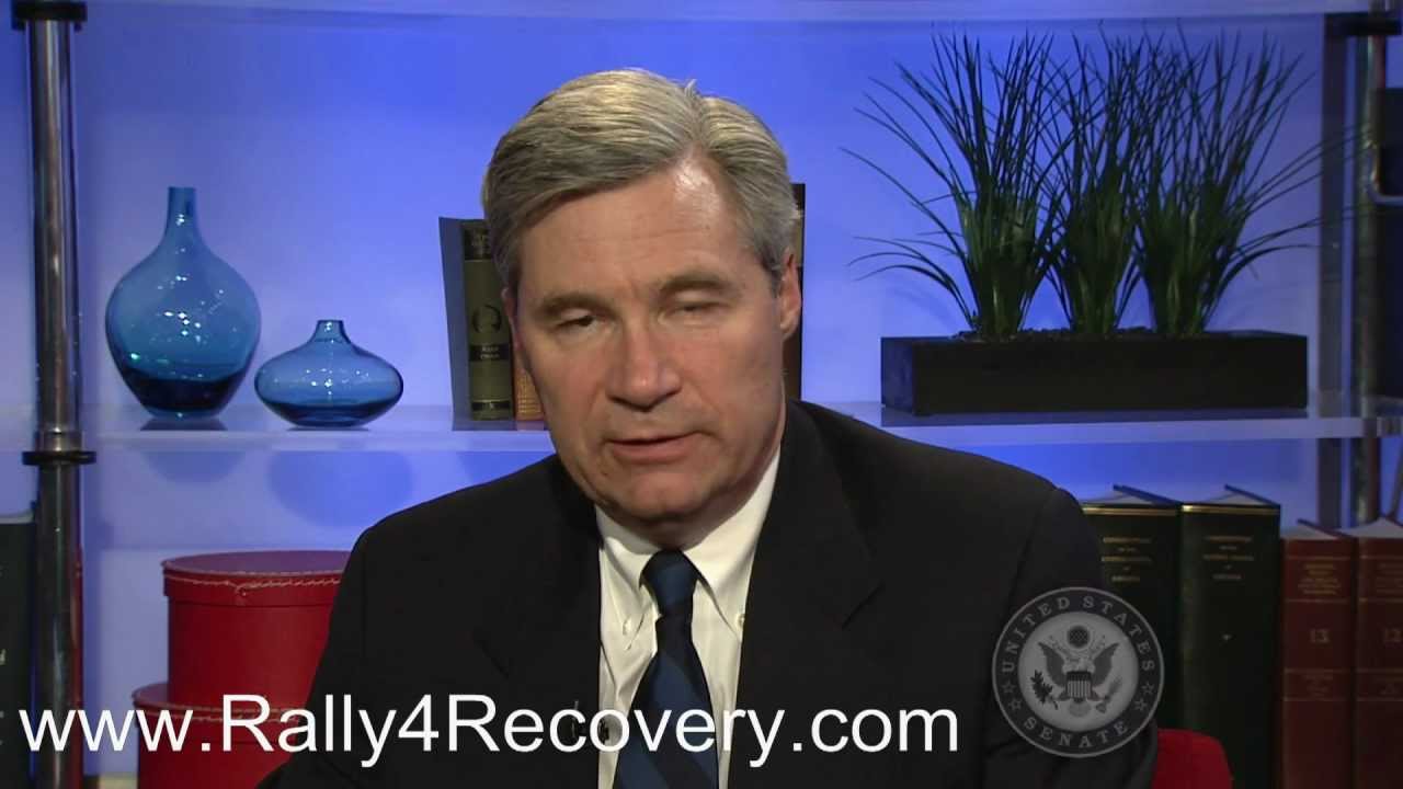 Senator Whitehouse's Encouraging Words for RI's Recovery Community