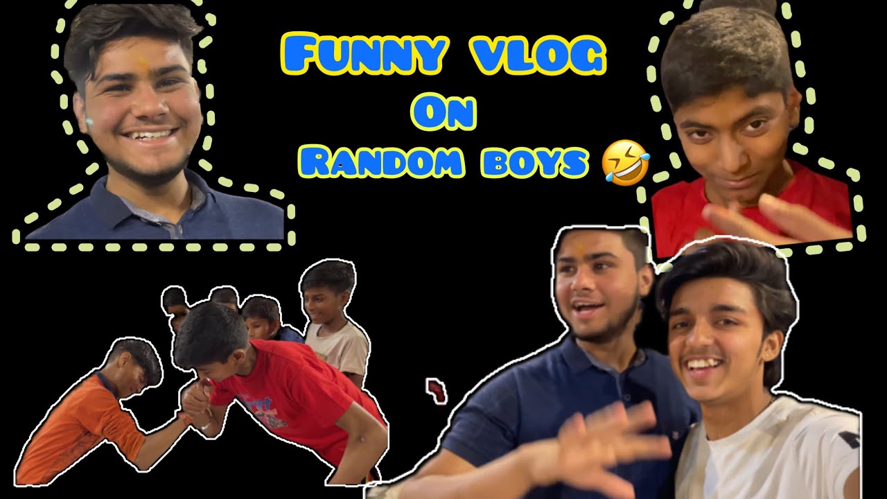 Funny vlog on random boys😂 / comedy video 2023 / princevlogs86❤️