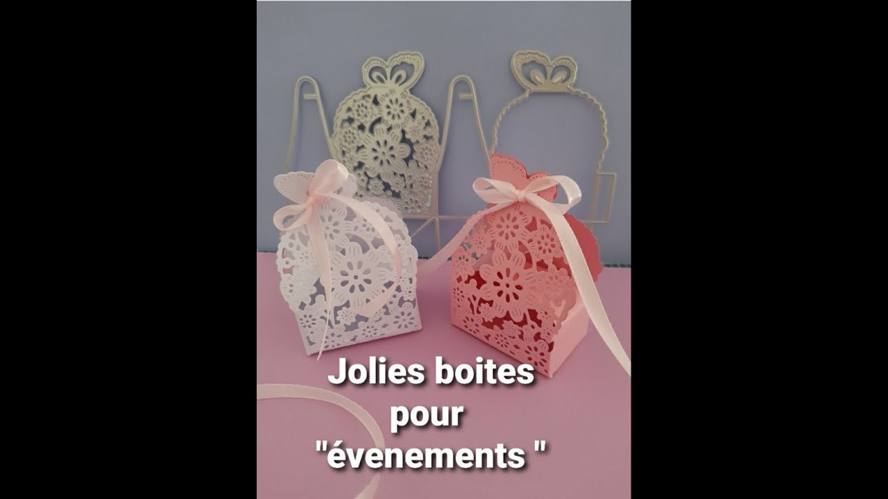 boite pour dragees    ( j adoreeeeee )