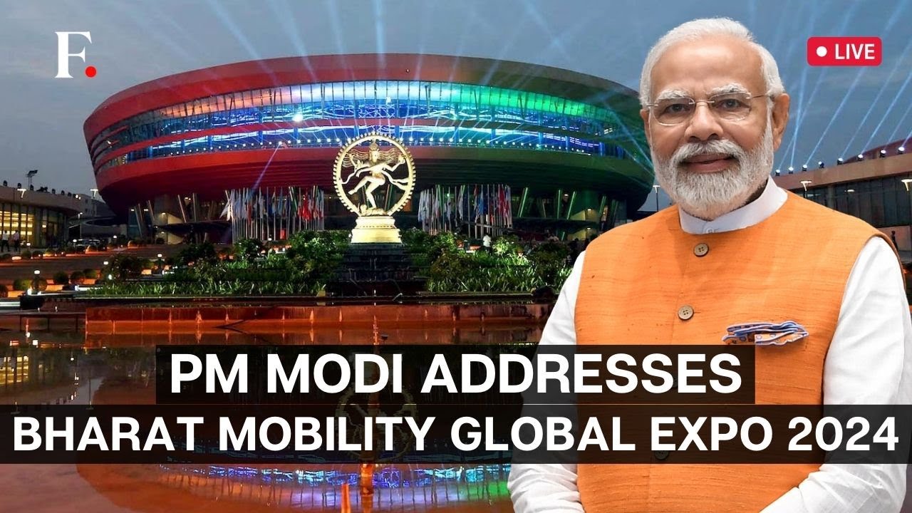PM Modi LIVE: India's PM Modi Addresses Bharat Mobility Global Expo 2024 at Bharat Mandapam