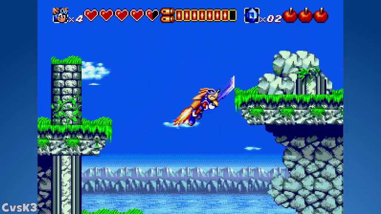 Capcom против Konami 3: Sparkster (Sega Genesis) — Часть 1