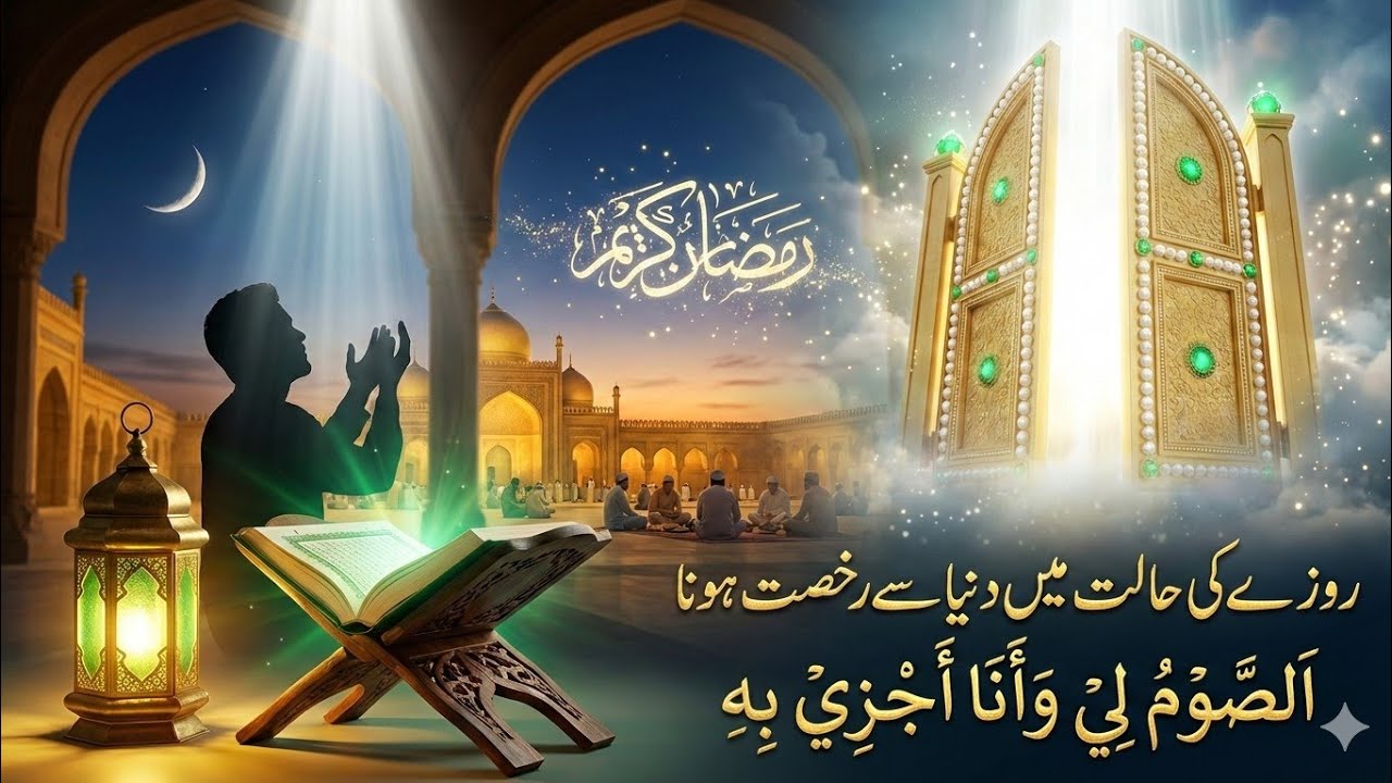Roze Ki Halat Mein Inteqal Hone Ki Fazilat | roze ki halat mae moot aa jana  | Zikr-e-Kareem 