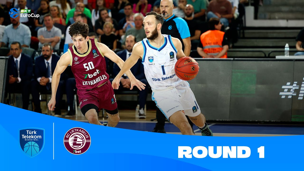 Turk Telekom edges Lietkabelis to start in style! | Round 1 Highlights | 2024-25 BKT EuroCup
