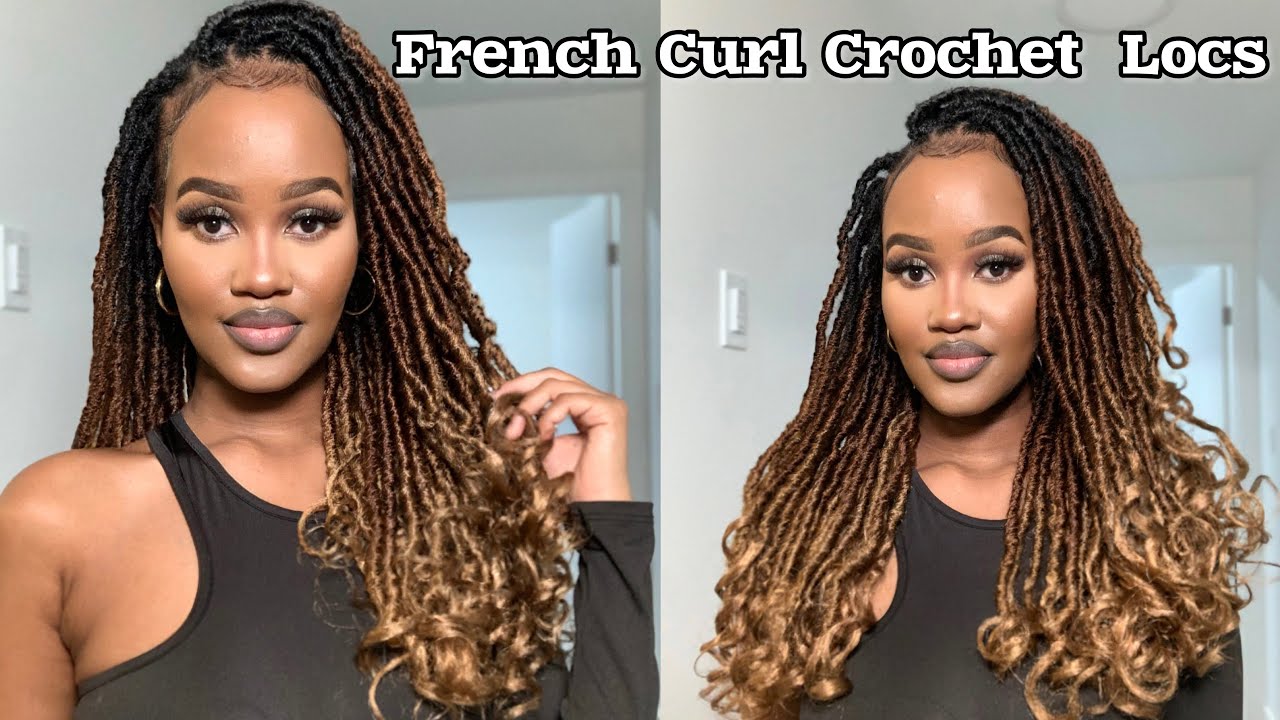 NEW ‼️ French Curl Crochet Locs | Protective style in less than 2 hours | EASY CROCHET HAIR INSTALL