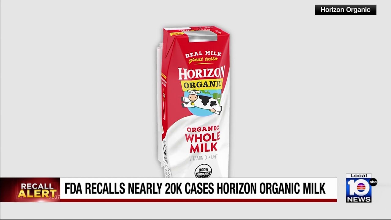 20,000 cases of milk has been recalled