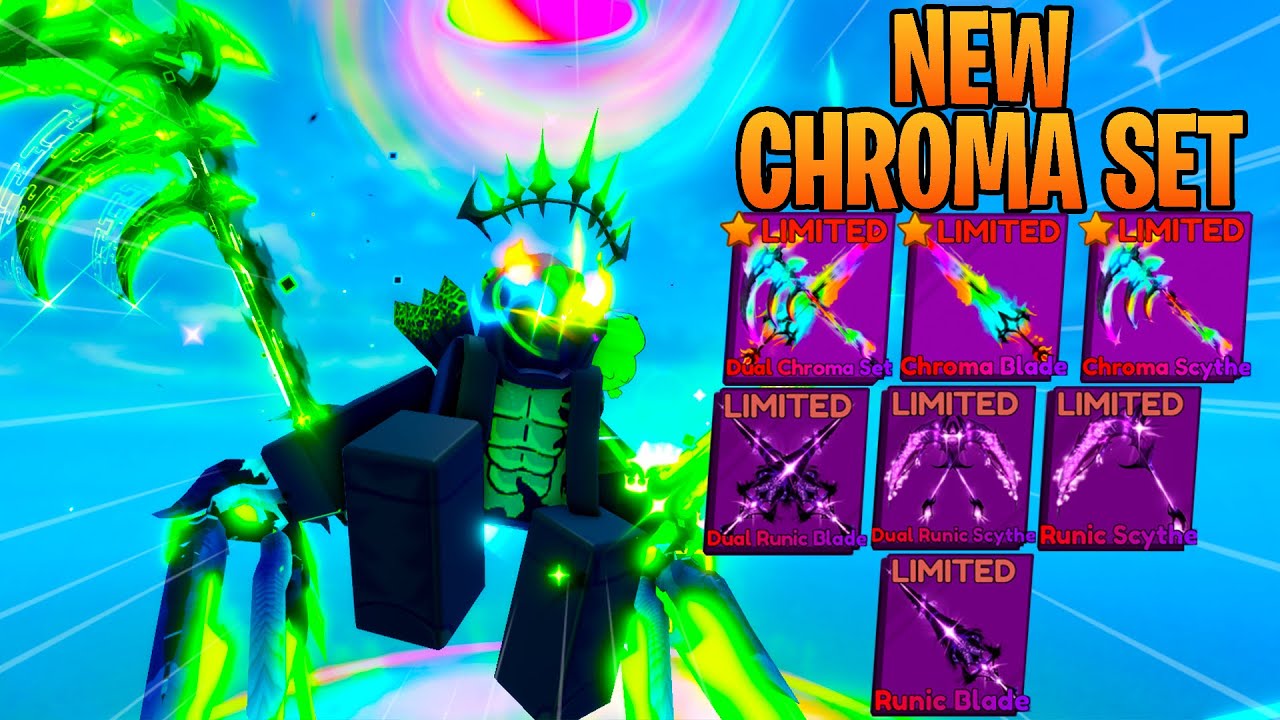 NEW CHROMA AND RUNIC LIMITED In Roblox Blade Ball