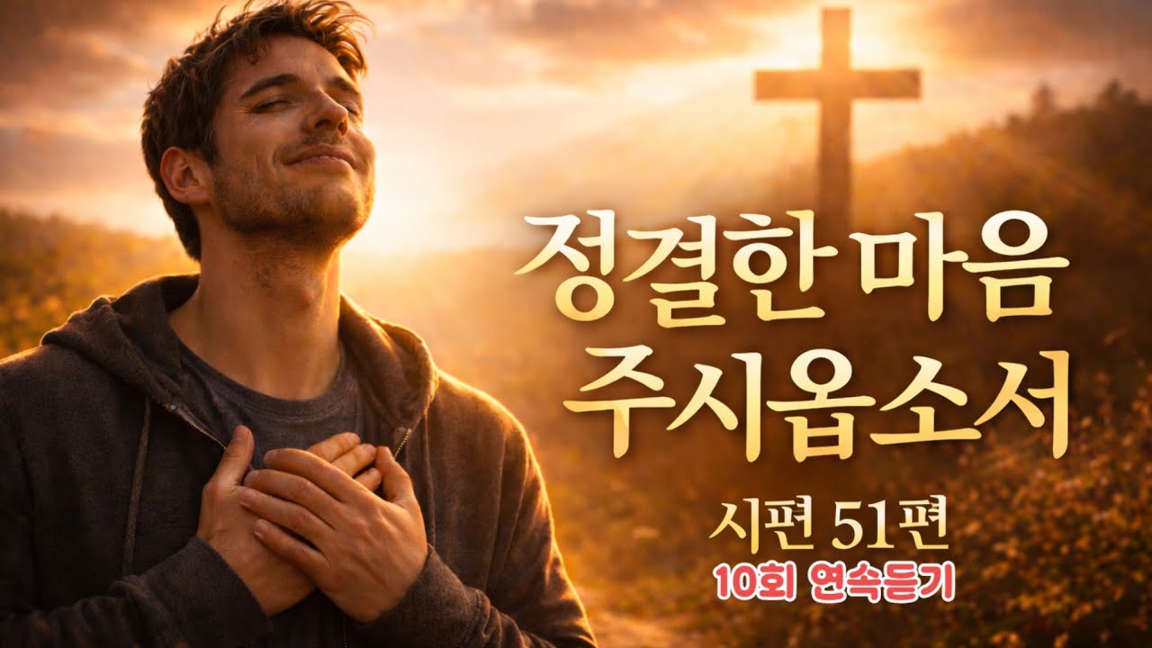 [시편찬양연속듣기] 정결한 마음 주시옵소서(시편51편) |#정결한마음주시옵소서#시편51편#회개기도#회개찬양#기도음악#은혜찬양#연속듣기#묵상찬양#WorshipMusic