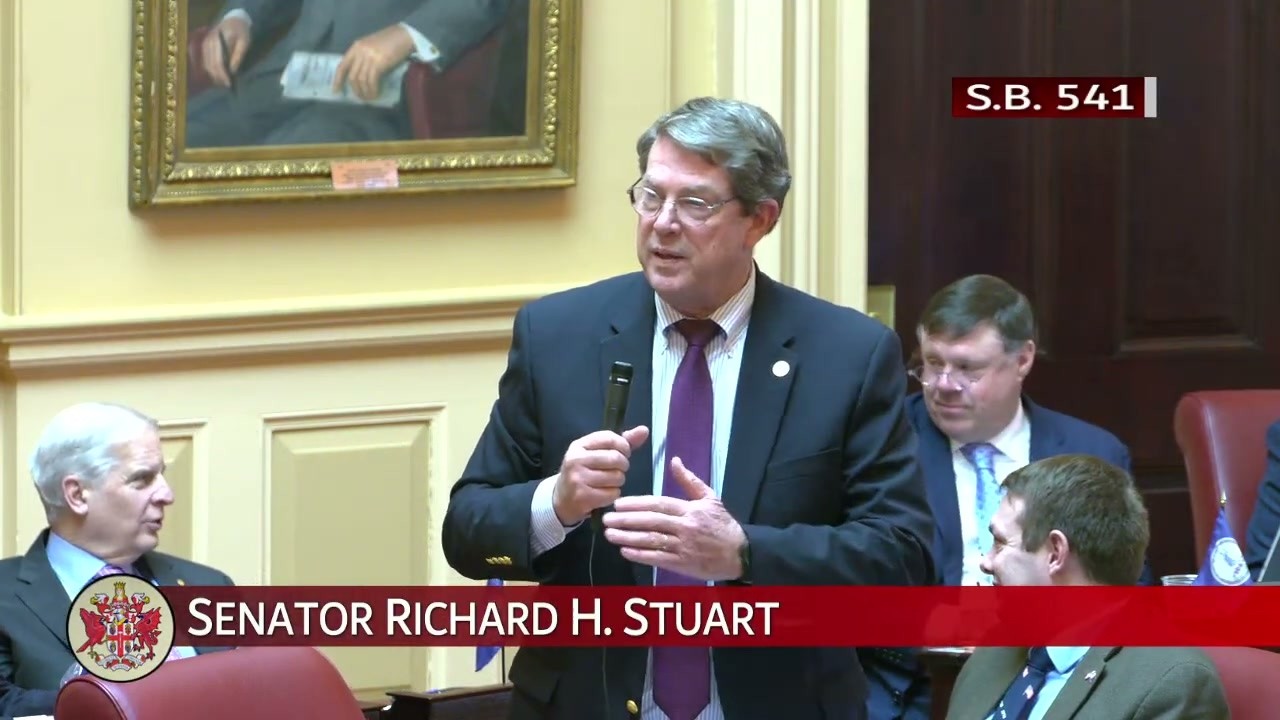 Virginia SB541: Senate third reading and passage (2026-02-17)