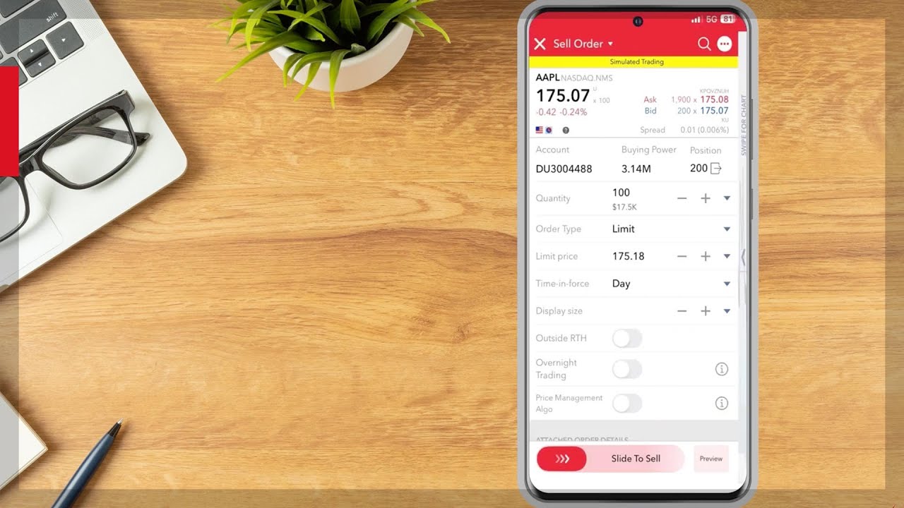 Trading Using IBKR Mobile on the iPhone