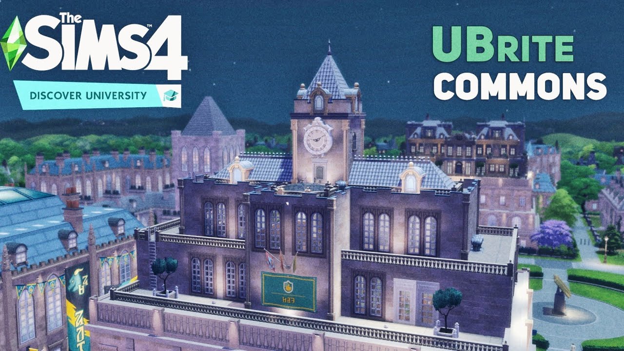 University 🎓 UBrite Commons | No CC | the Sims 4 | Stop Motion