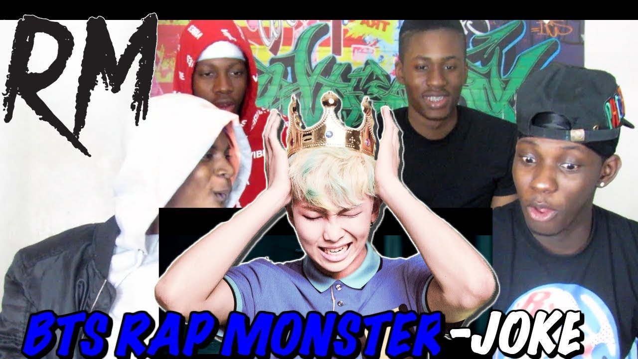 BTS Rap Monster - Шутка - РЕАКЦИЯ