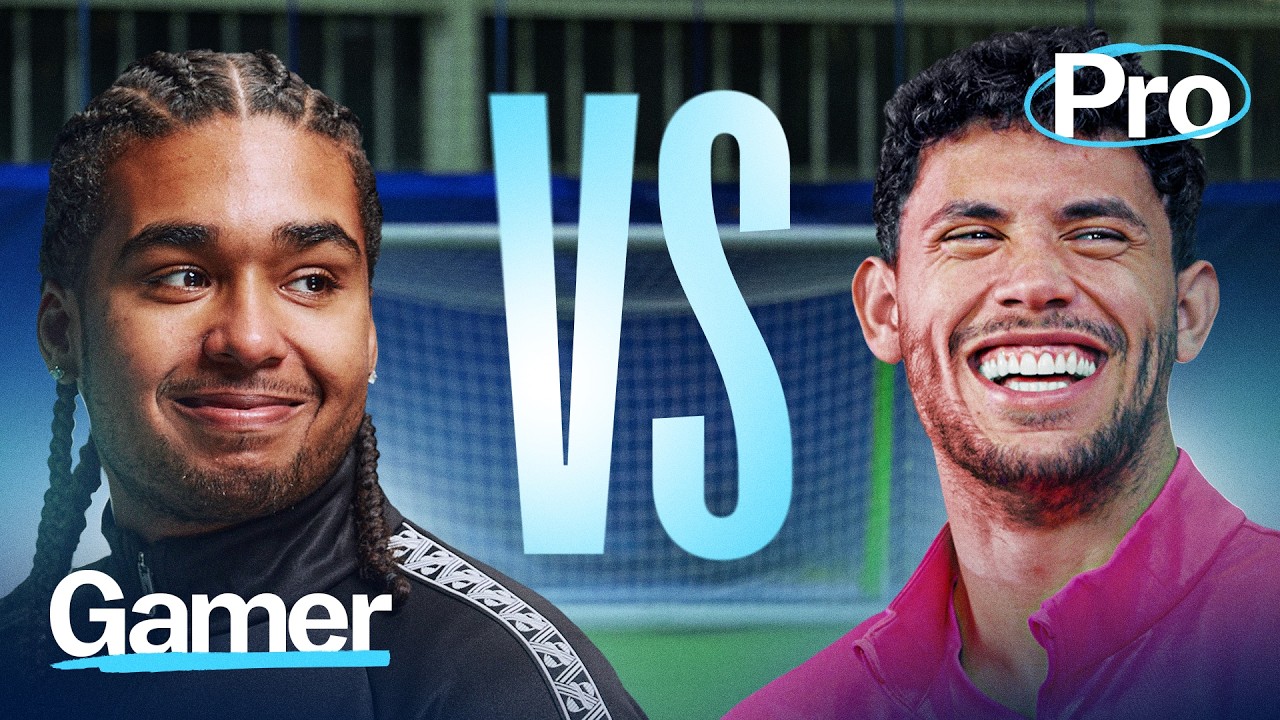 Can a Professional Gamer beat a Professional Footballer? 🤔