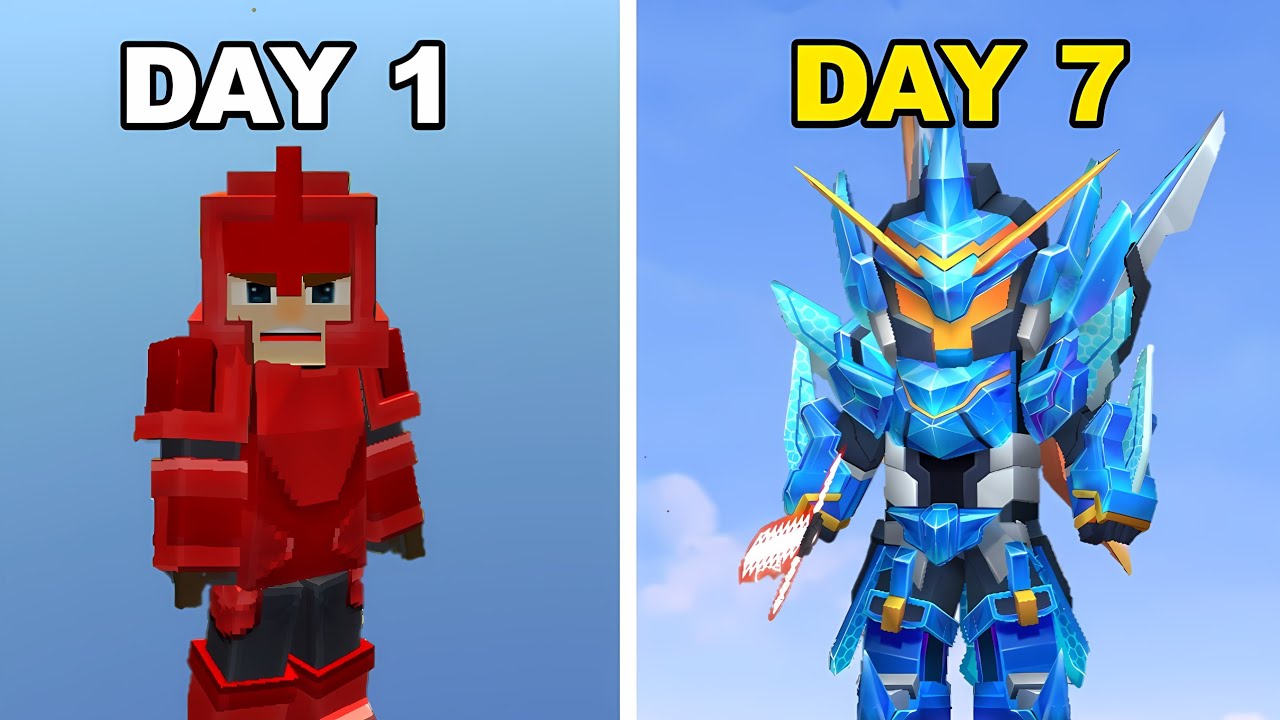 7 Days in Bedwars to Complete Season Challenge!! (Blockman Go)