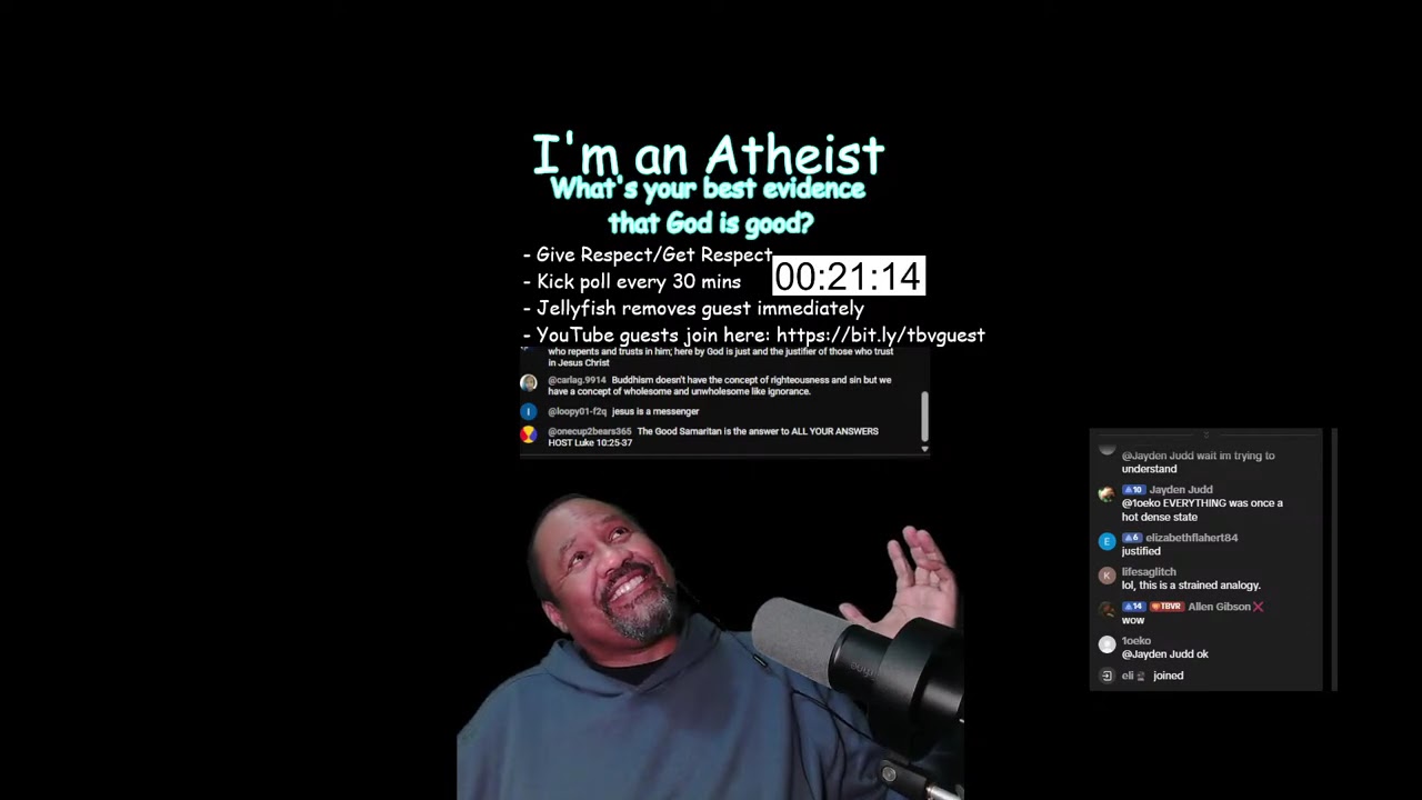 Christian Guest Admits God Could Be Evil And Still Deserves Worship