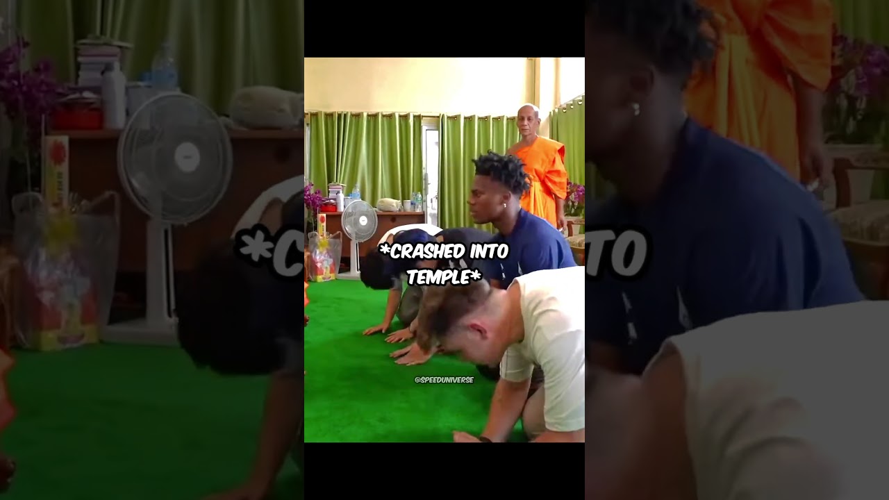 Speed crashes Tuk Tuk 😭💀