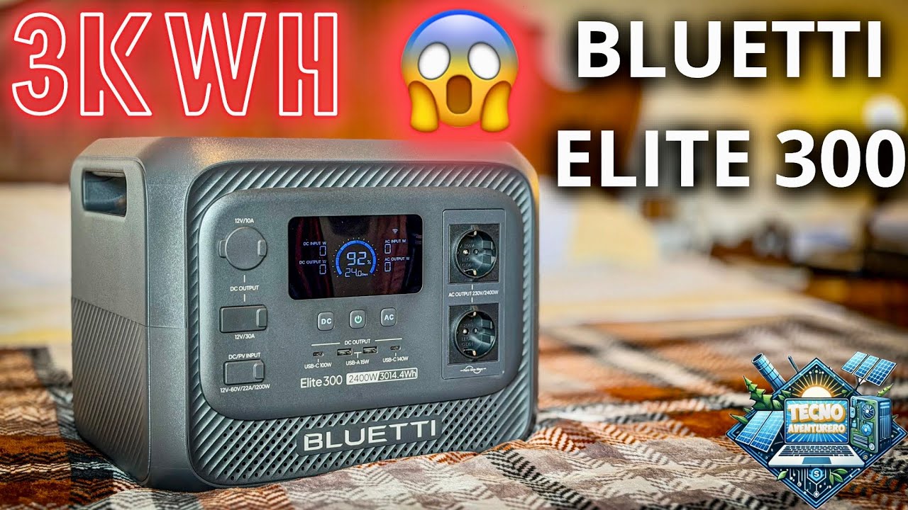 🔥🔥 ¡ESTO SÍ ES UNA REVOLUCIÓN! 😱 BLUETTI ELITE 300 🔋⚡ #Bluetti #EnergíaPortátil #elite300