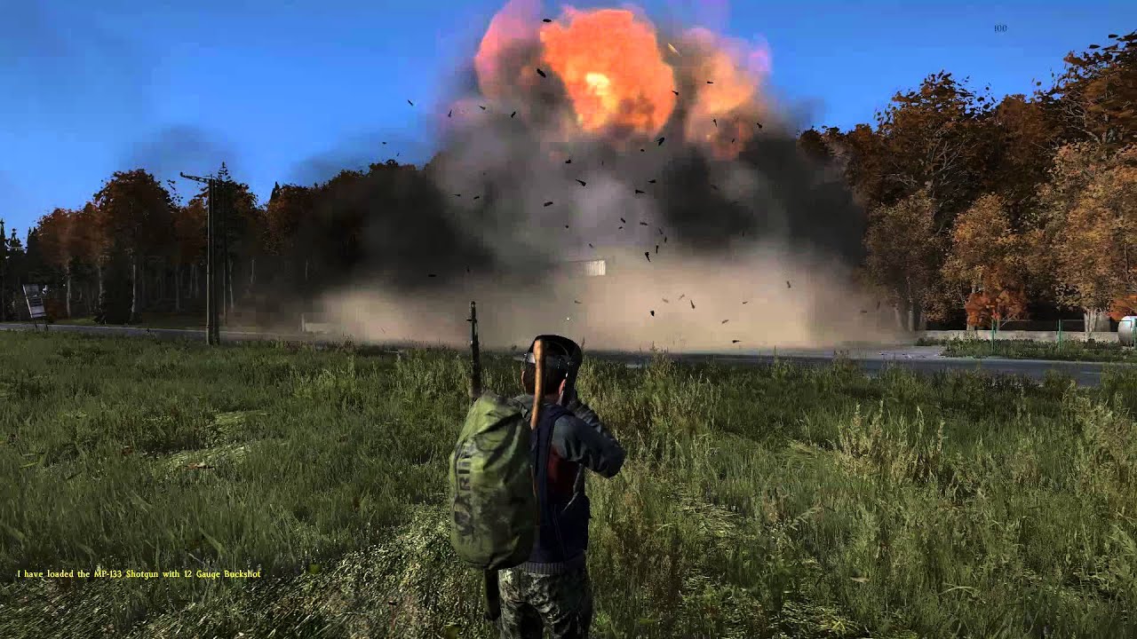 DayZ Standalone - Gas Station - Blowing Up - Explosion - 1080p/60FPS