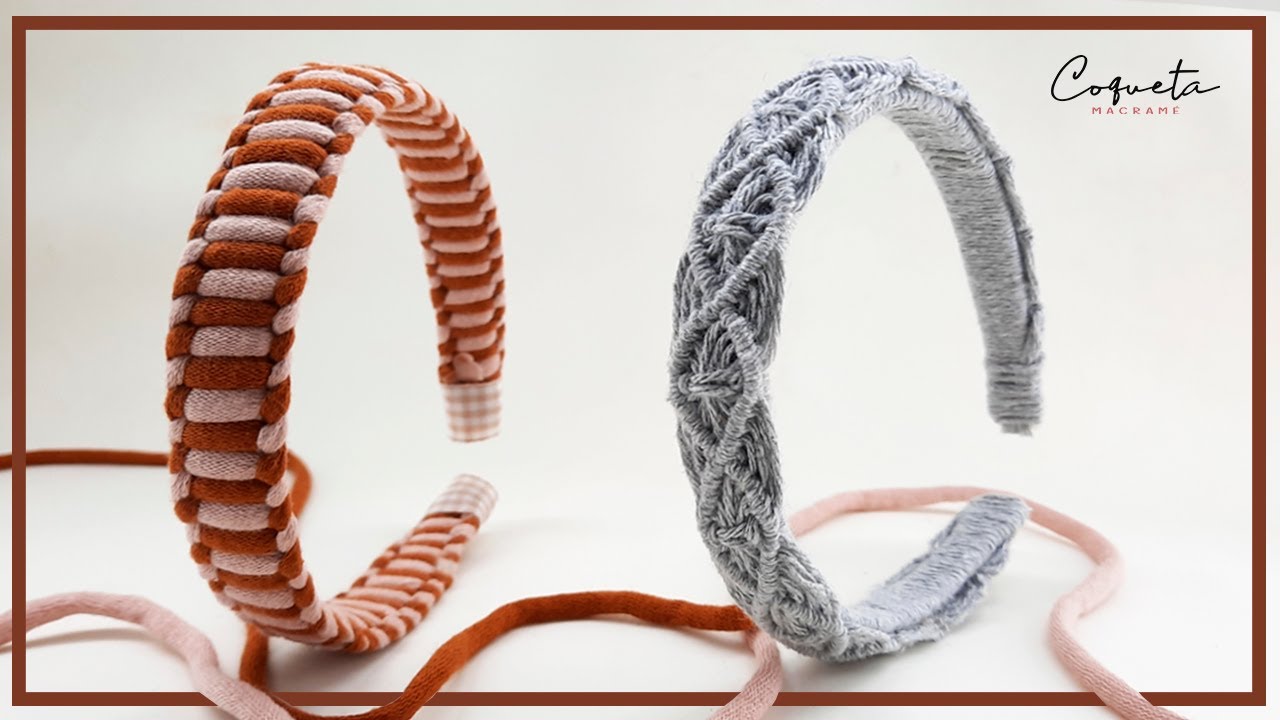Crea tu DIADEMA con hilo o trapillo para la temporada 2021 (Tiara para Principiantes)