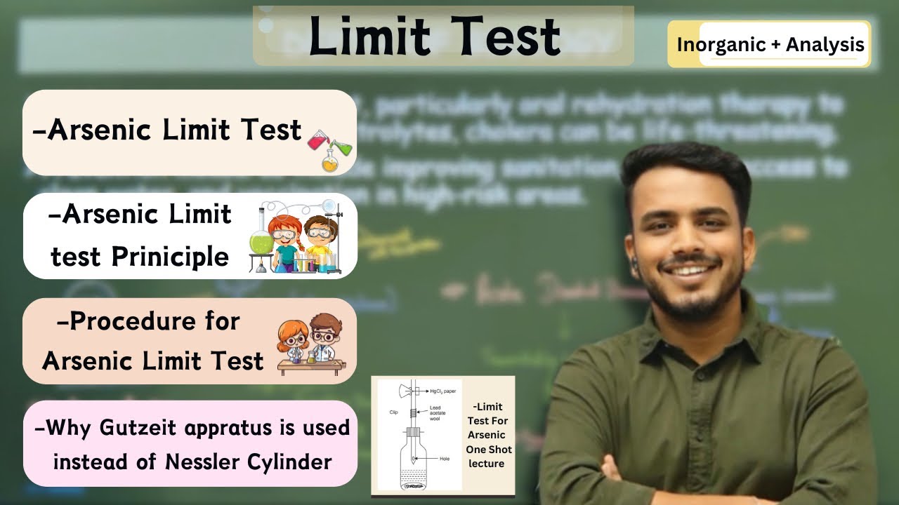 Limit test for Arsenic | Arsenic limit test | Principle of Arsenic limit test #limittest #bpharmacy