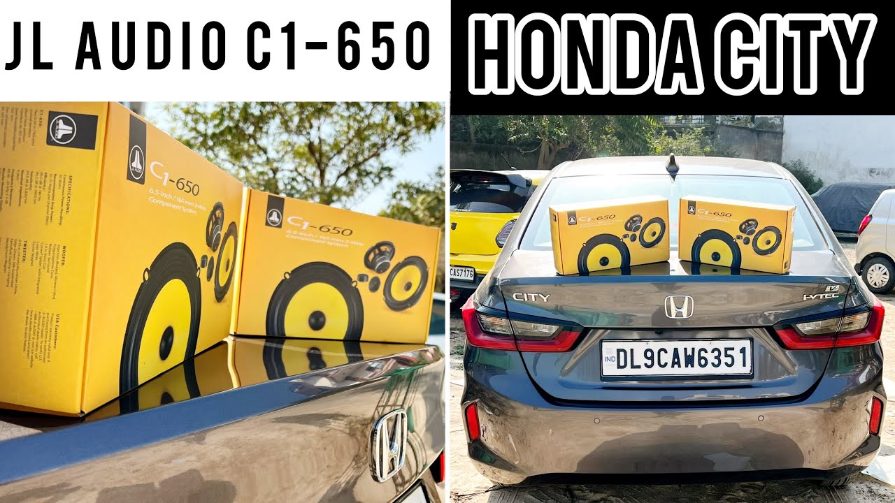 Honda CITY 5th Gen Got JL AUDIO C1-650 | Vibrofiltr 2.3 Gold Damping | Plug and Play |