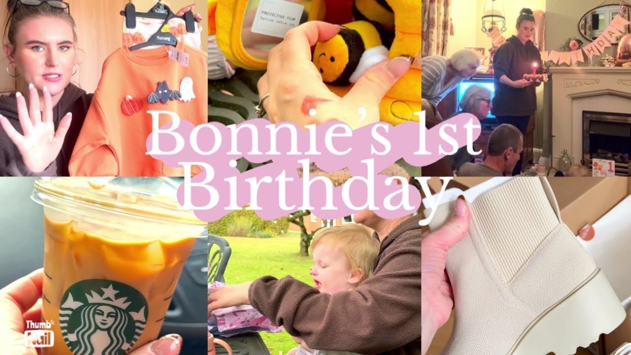 BONNIE’S 1ST BIRTHDAY PARTY, PUMPKIN SPICED LATTE + NEW SHOES 