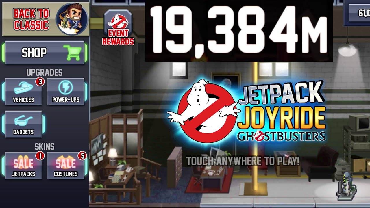 Jetpack Joyride #14 Ghostbusters 19,384