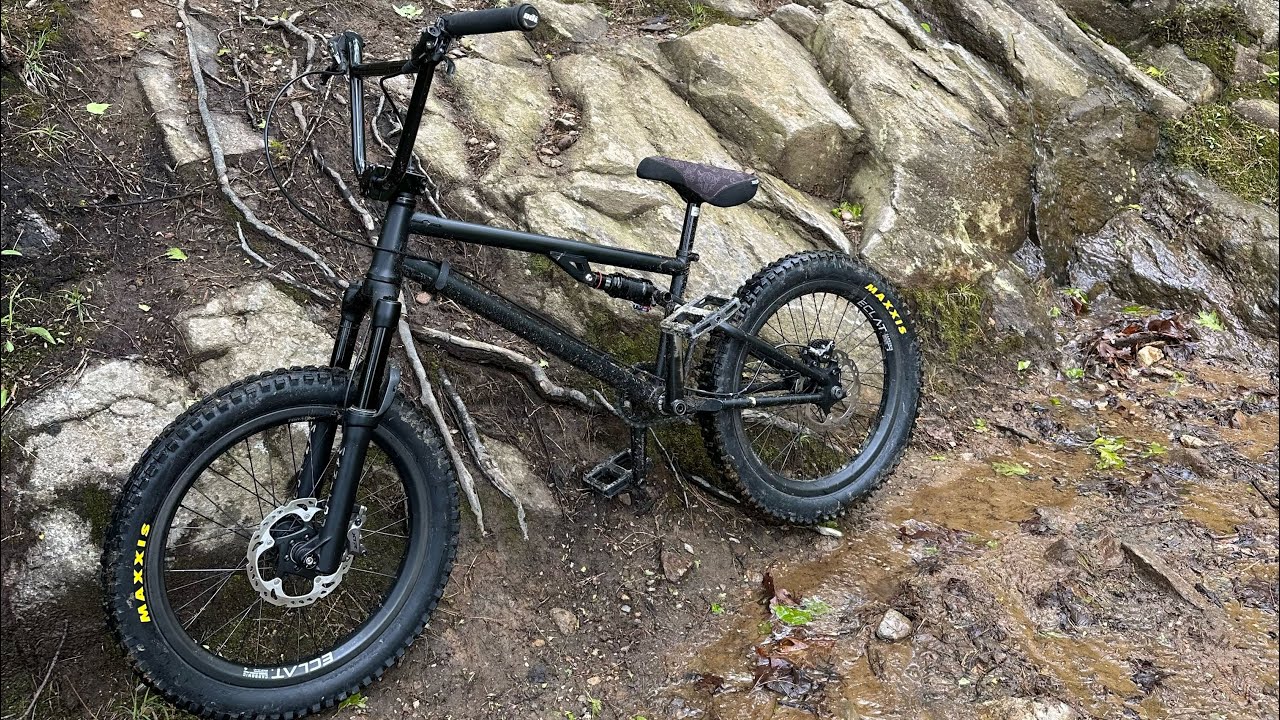 (Threshold) Double black Diamond trail on a 20 inch BMX