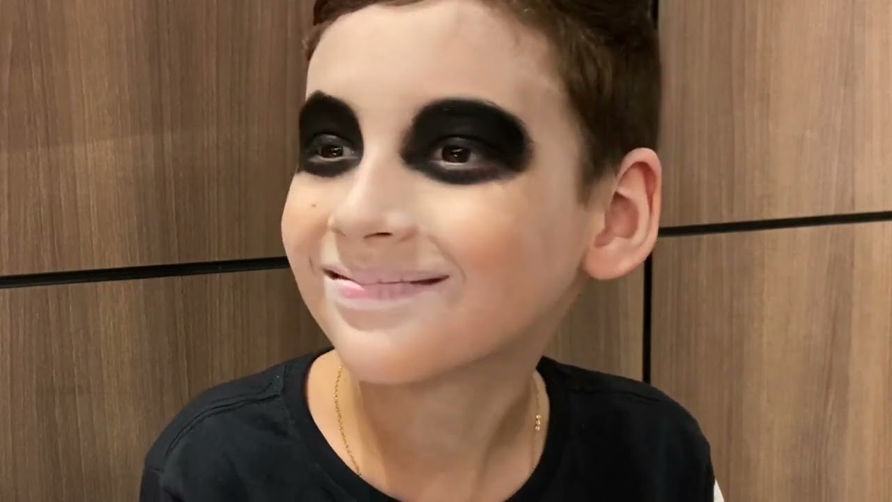 Maquiagem de caveira infantil  #makeup