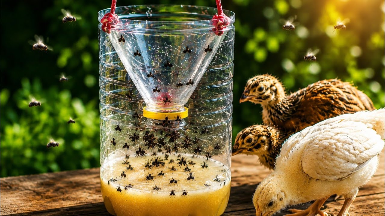 DIY Fly Trap That Actually Works! 🪰 | Easy Plastic Bottle Fly Trap