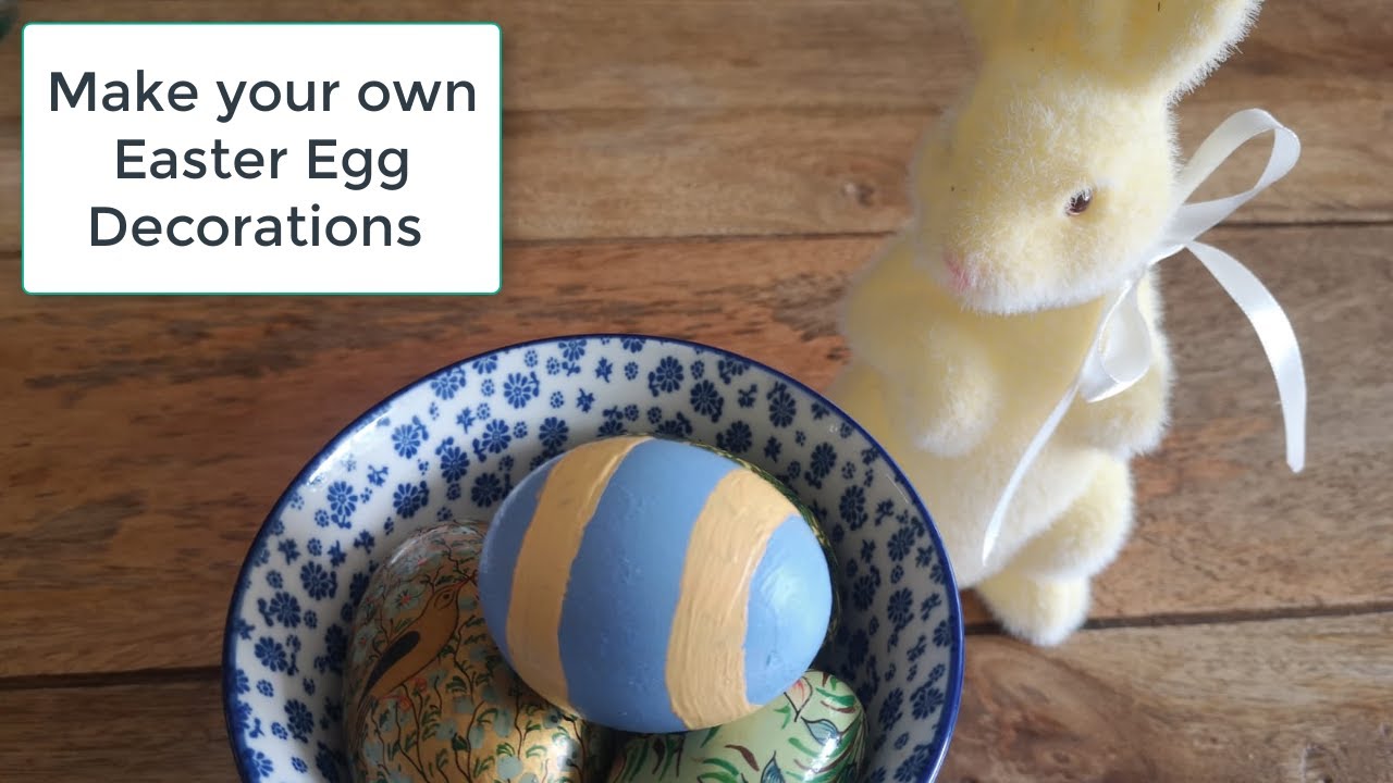 Kids Crafts: Decorate your own Easter Egg