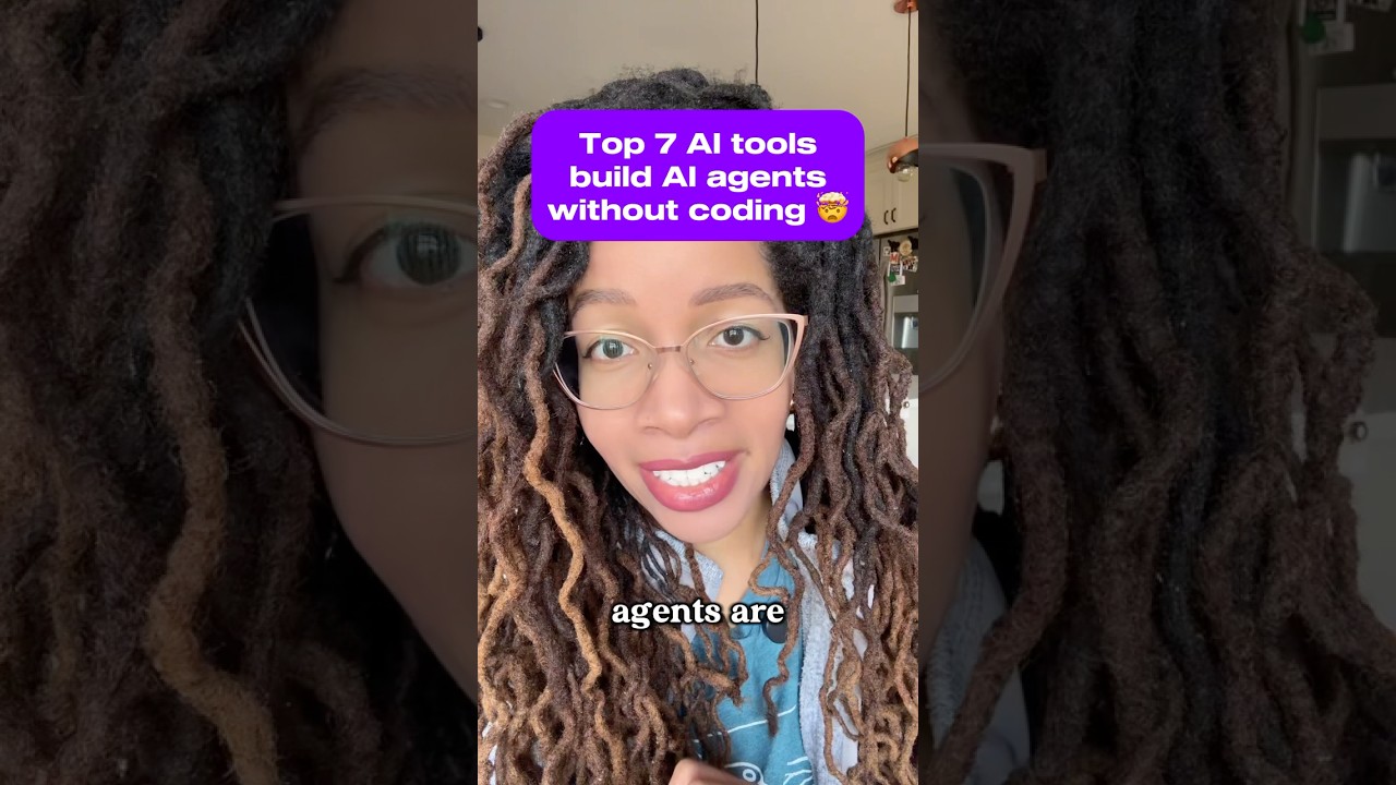 Top 7 AI tools build AI agents WITHOUT coding