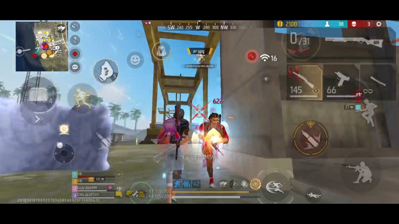 TOURNAMENT HIGHLIGHT🏆 #25 RUSHER POV - OGN-RAMIM🥷🎮||Oganesson Esports🥇|| #ffesports #garenafreefire