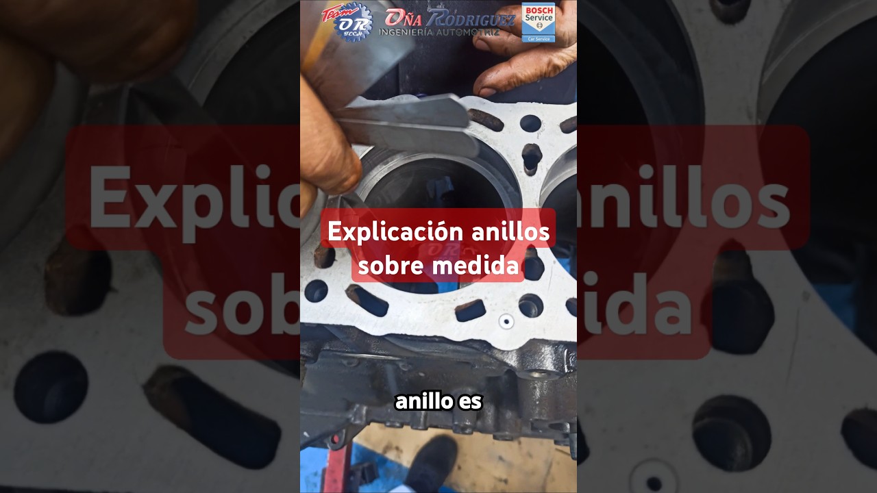 Explicaci&oacute;n anillos sobre medida #piston #mecanica #motores