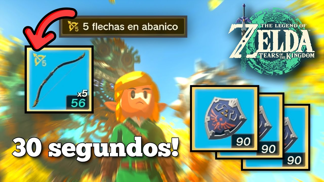 Duplica armas, repara y transfiere modificadores en menos de 30 segundos en Zelda TOTK