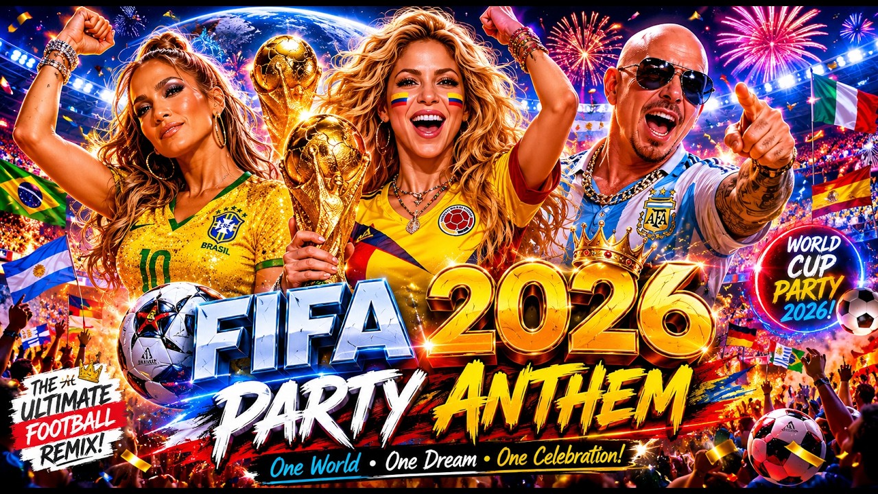 Shakira &times; Jennifer Lopez &times; Pitbull - FIFA 2026 Party Anthem | Remix