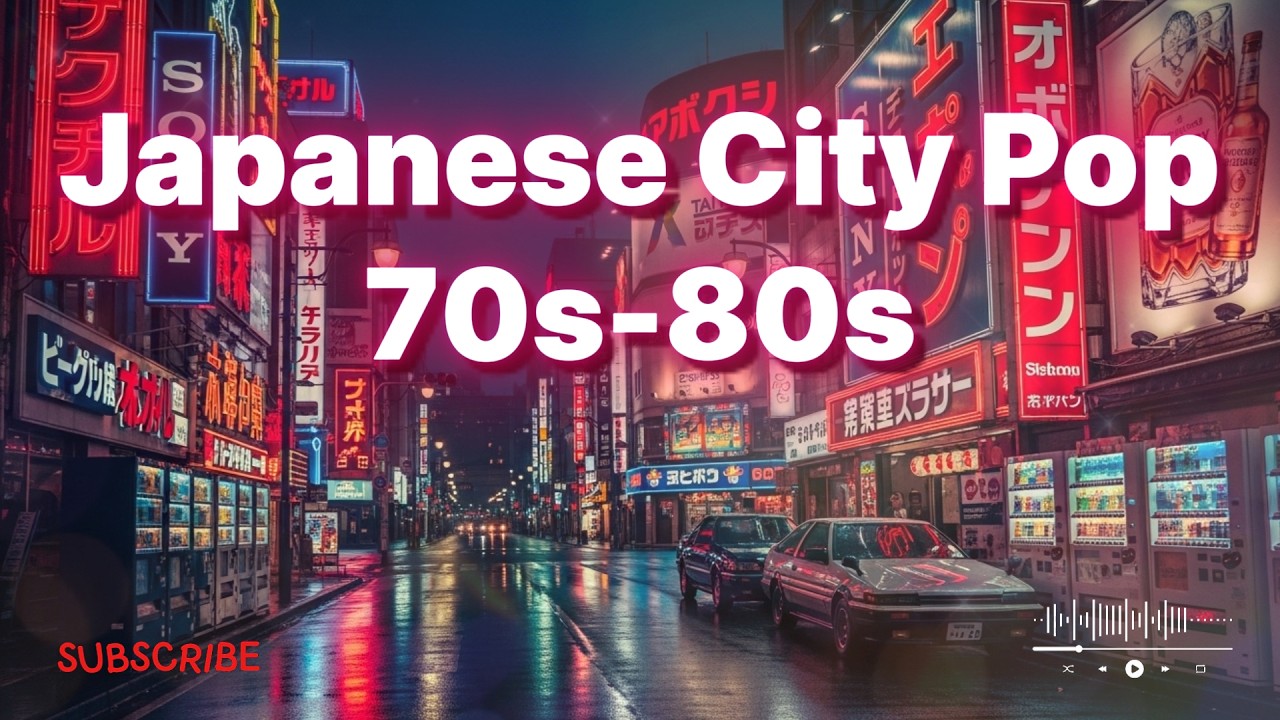 1980s Japanese City Pop Mix | Midnight Work & Study Music | Chill Retro Vibes 🇯🇵