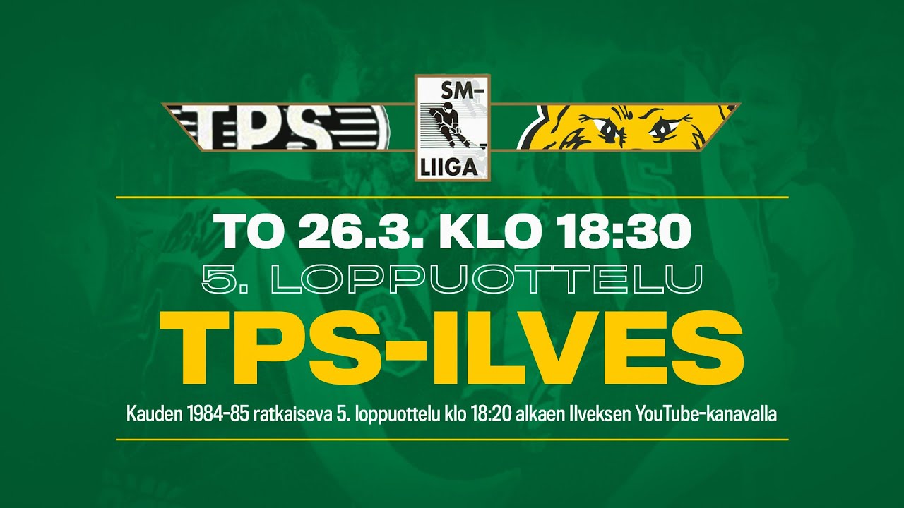 5. loppuottelu: TPS-Ilves (26.3.1985)
