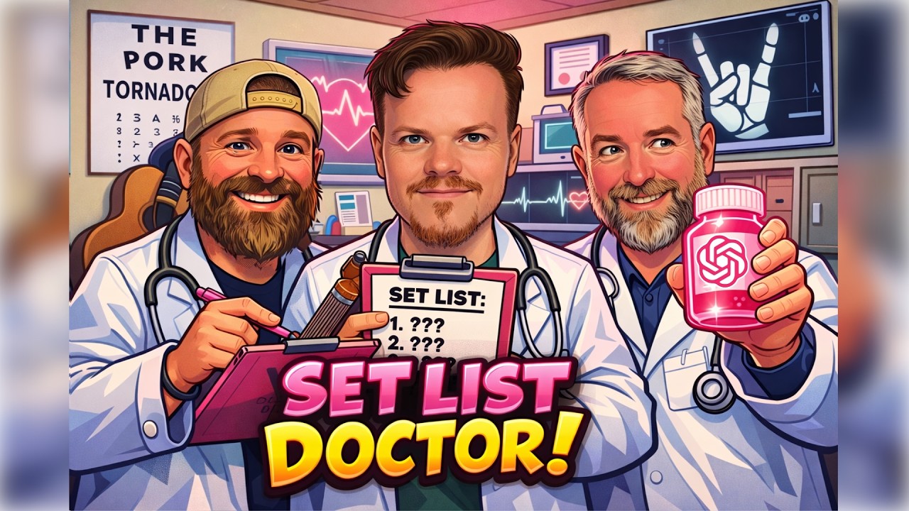 ChatGPT absolutely roasted our band's setlist (Set List Doctor feat. The Pork Tornadoes)