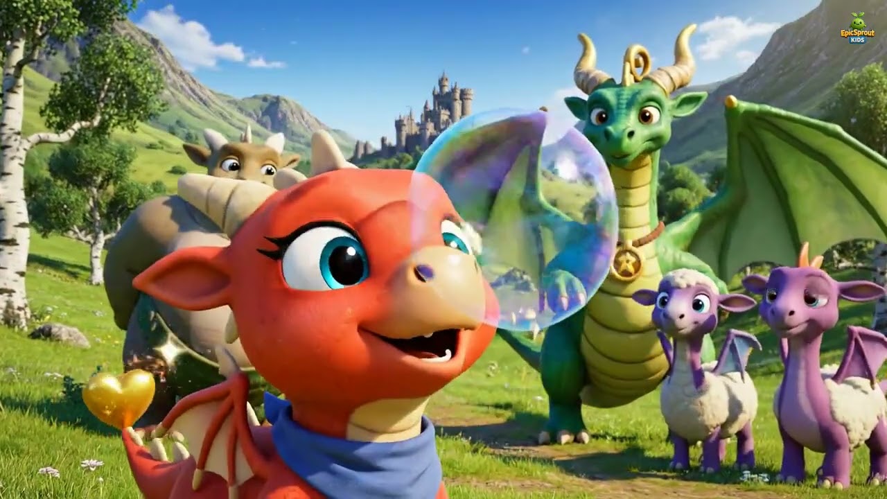 Italian|Il Piccolo Drago Gallese Poteva Soffiare Fuoco|The Tiny Welsh Dragon Who Couldn Breathe Fire