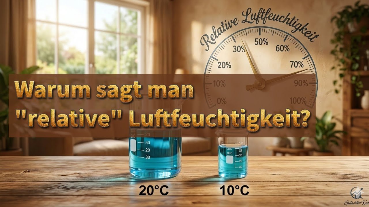 Die relative Luftfeuchtigkeit anschaulich erkl&auml;rt 