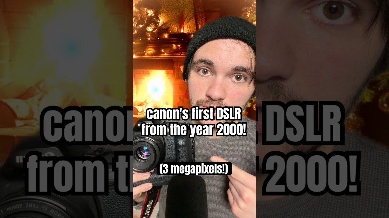 Canon's FIRST DSLR- Canon D30